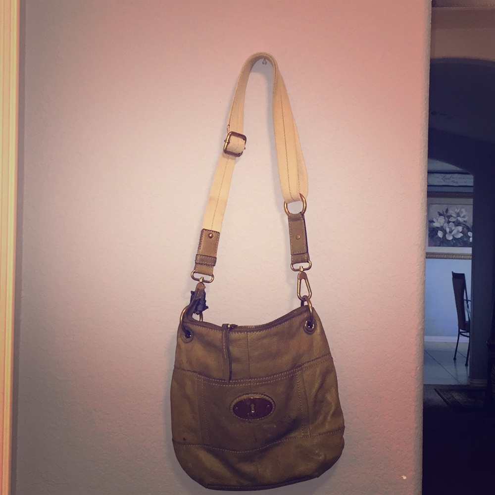 Fossil side purse